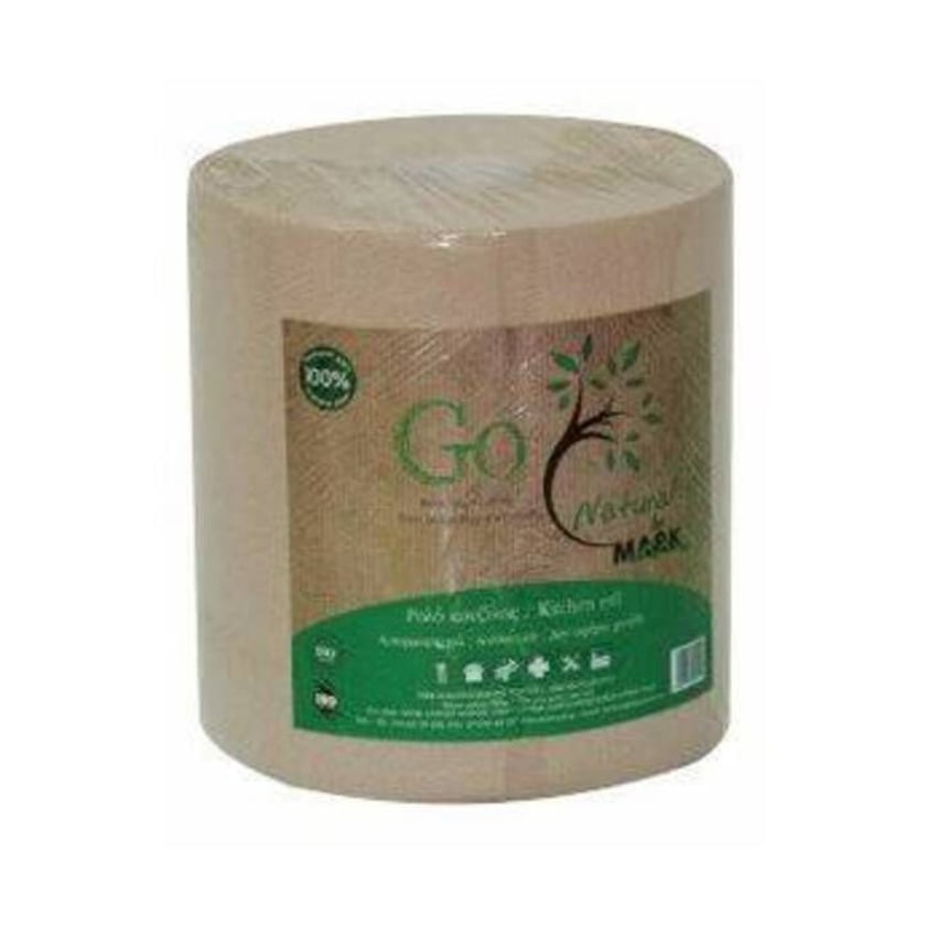 Natural Mark Ρολό Κουζίνας 2 Φύλλων Από 100% Οικολογικό Χαρτί 800g