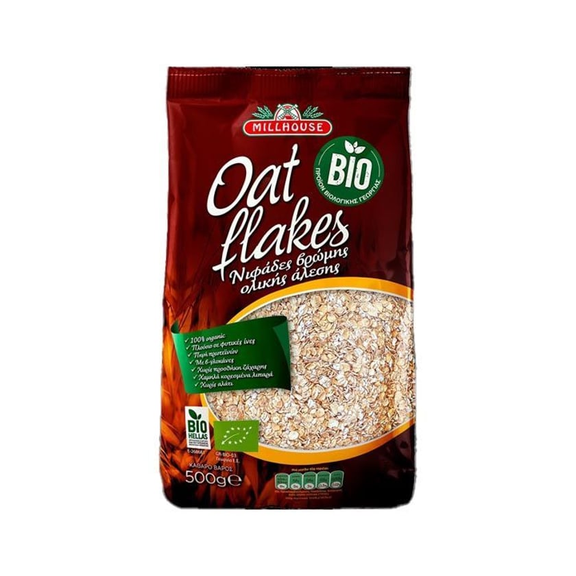 Millhouse Nιφάδες Βρώμης bio 500g