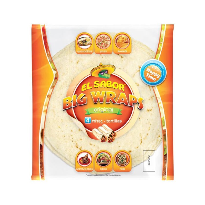 El Sabor Τορτίγιες 10cm 4τεμ 245g