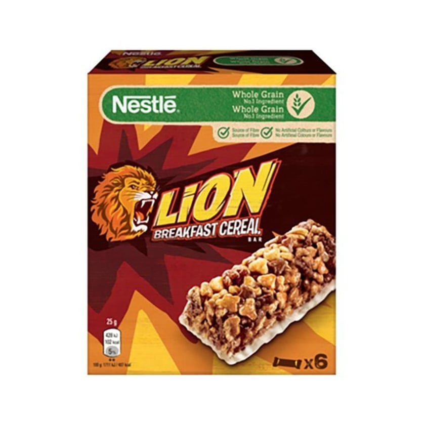 Nestle Μπάρα Δημητριακών Lion 6x25g