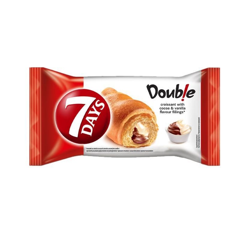 7Days Κρουασάν Double Κακάο & Βανίλια 70g