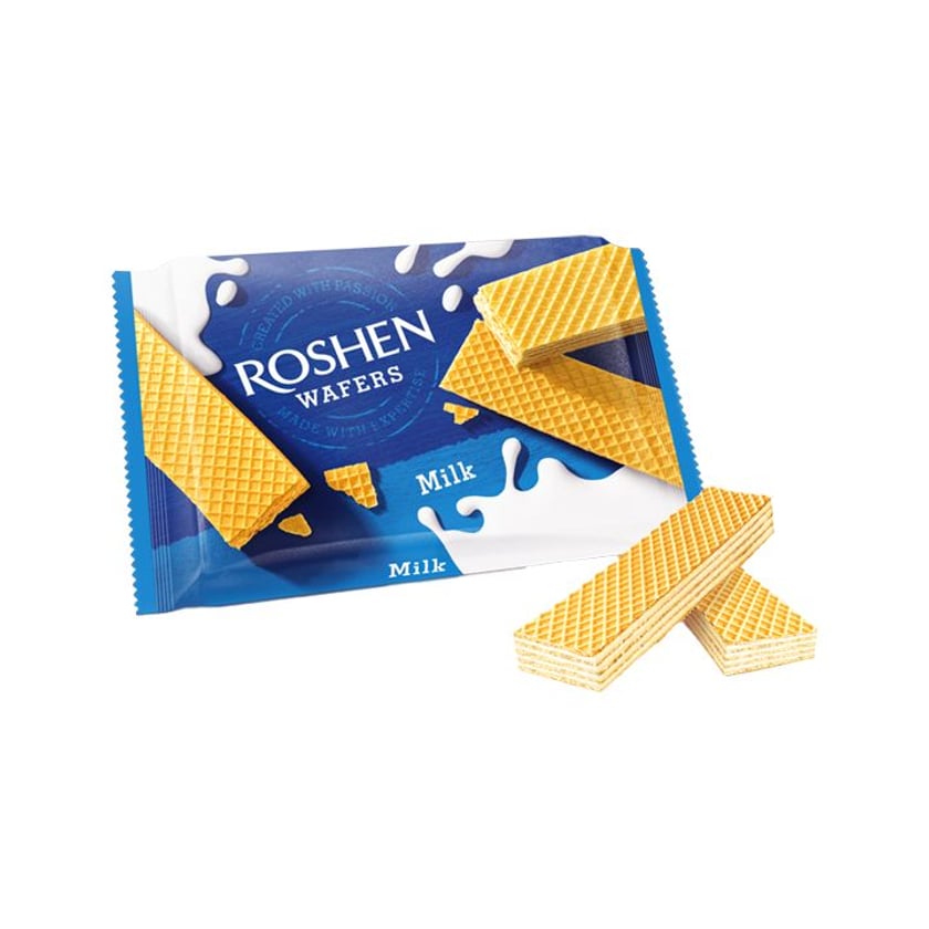 Roshen Γκοφρέτα με Κρέμα Γάλα 72g