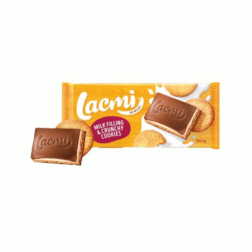 Roshen Lacmi Σοκολάτα Γάλακτος & Μπισκότο 100g