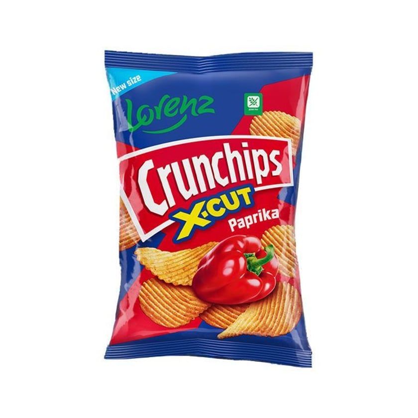Lorenz Crunchips X-Cut Πάπρικα 130g