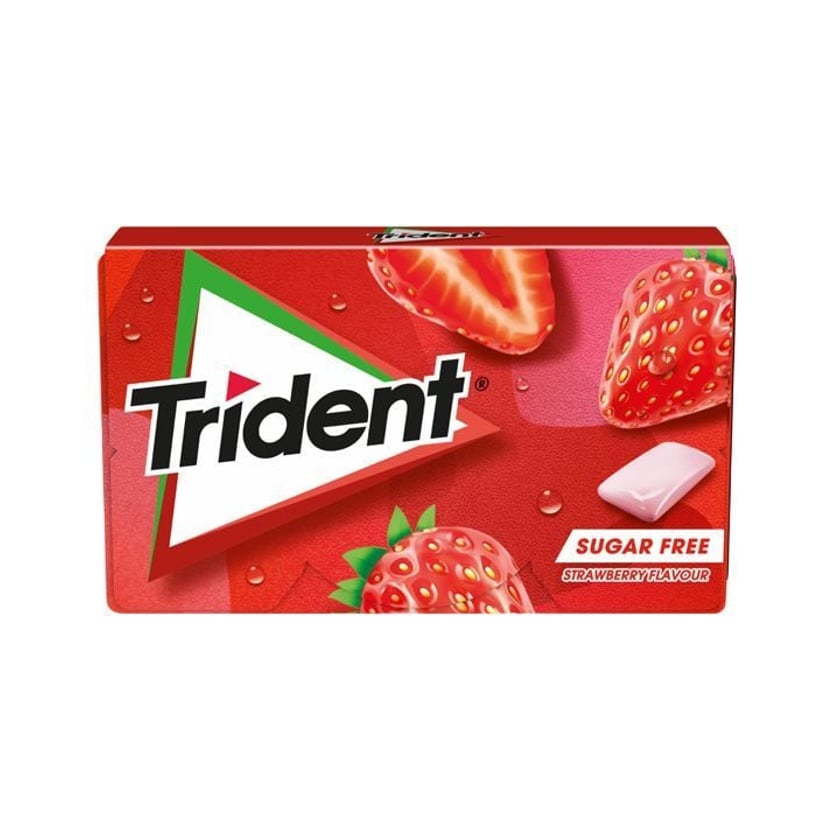 Trident Strawberry Gums 23.8g