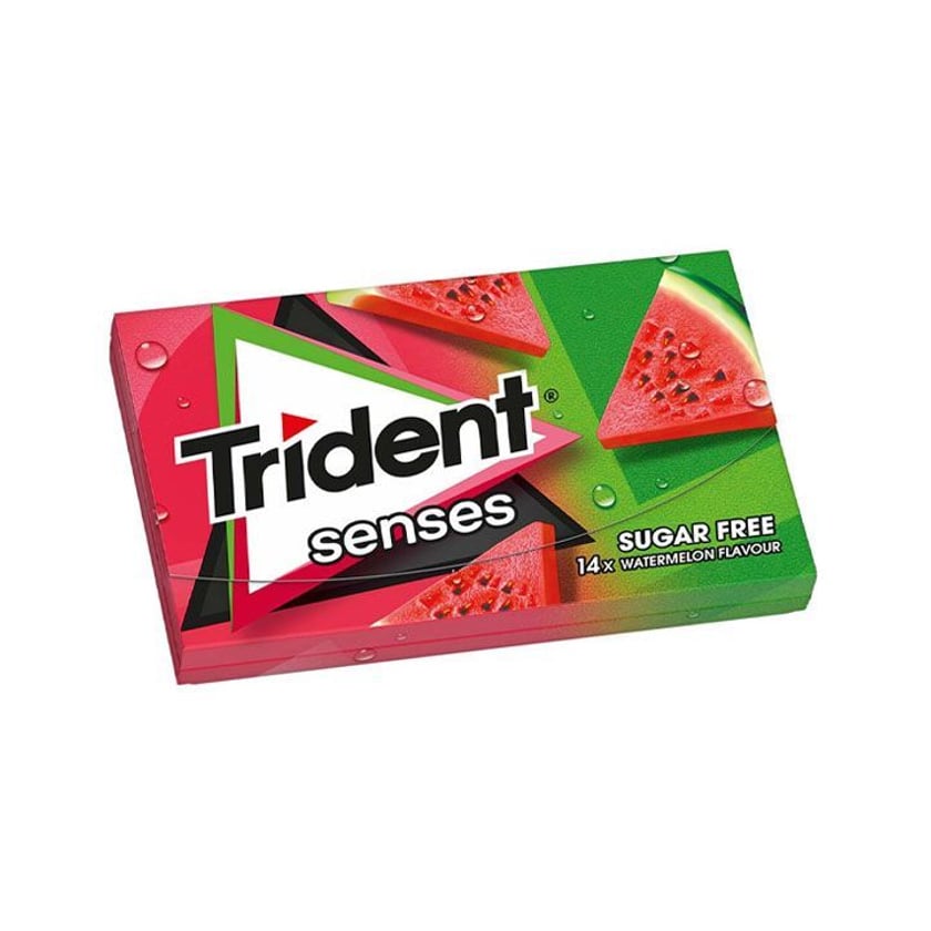 Trident Senses Τσίχλες Καρπούζι 27g