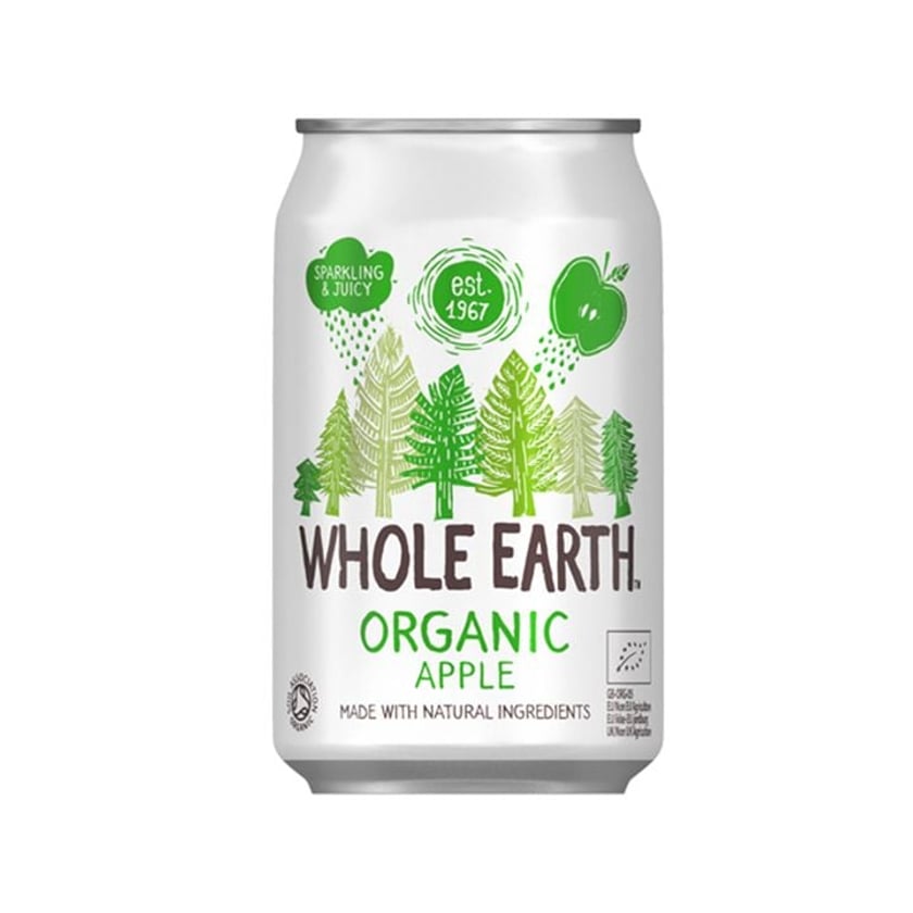 Whole Earth Ανθρακούχο Ποτό Μήλο Bio 330ml