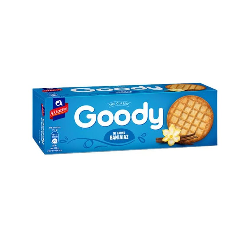 Αλλατίνη Goody Μπισκότα Βανίλιας 185g