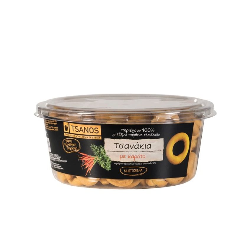 Tsanos Τσανάκια Καρότου 240g