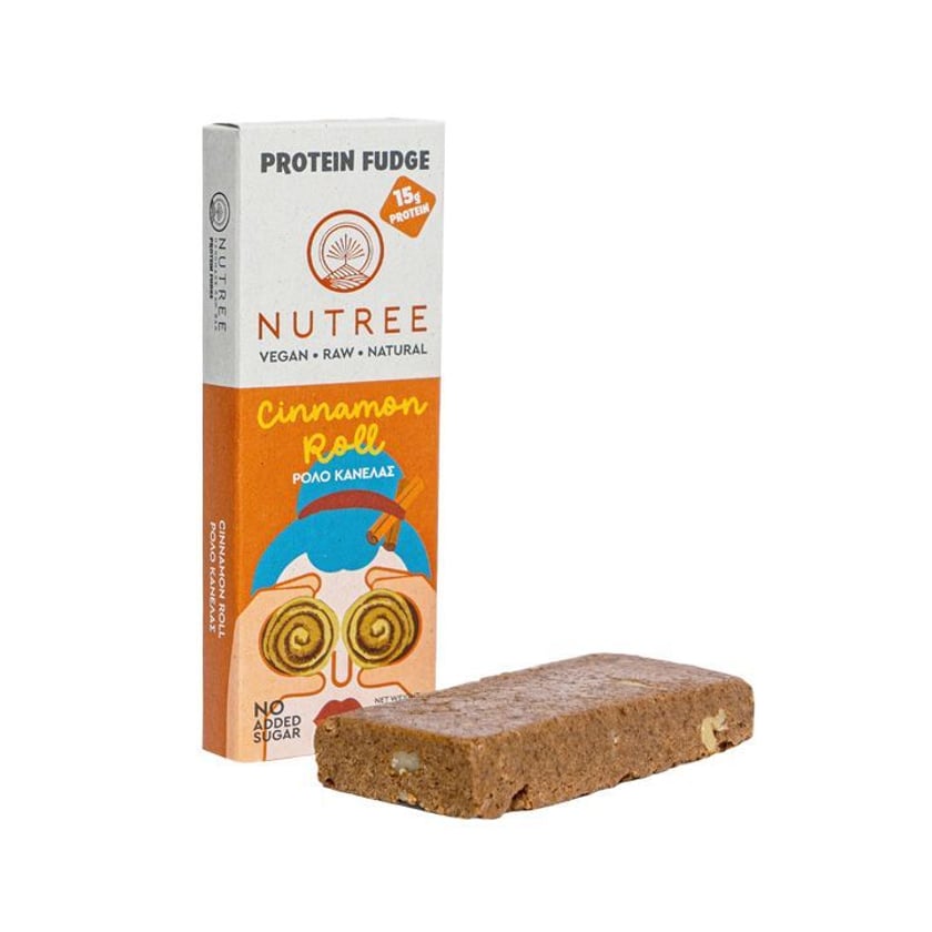 Nutree Μπάρα Protein Fudge Cinnamon Roll 60g