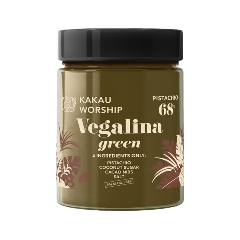 Kakau Vegalina Green Φυστίκι Αιγίνης 68% Bio 200g