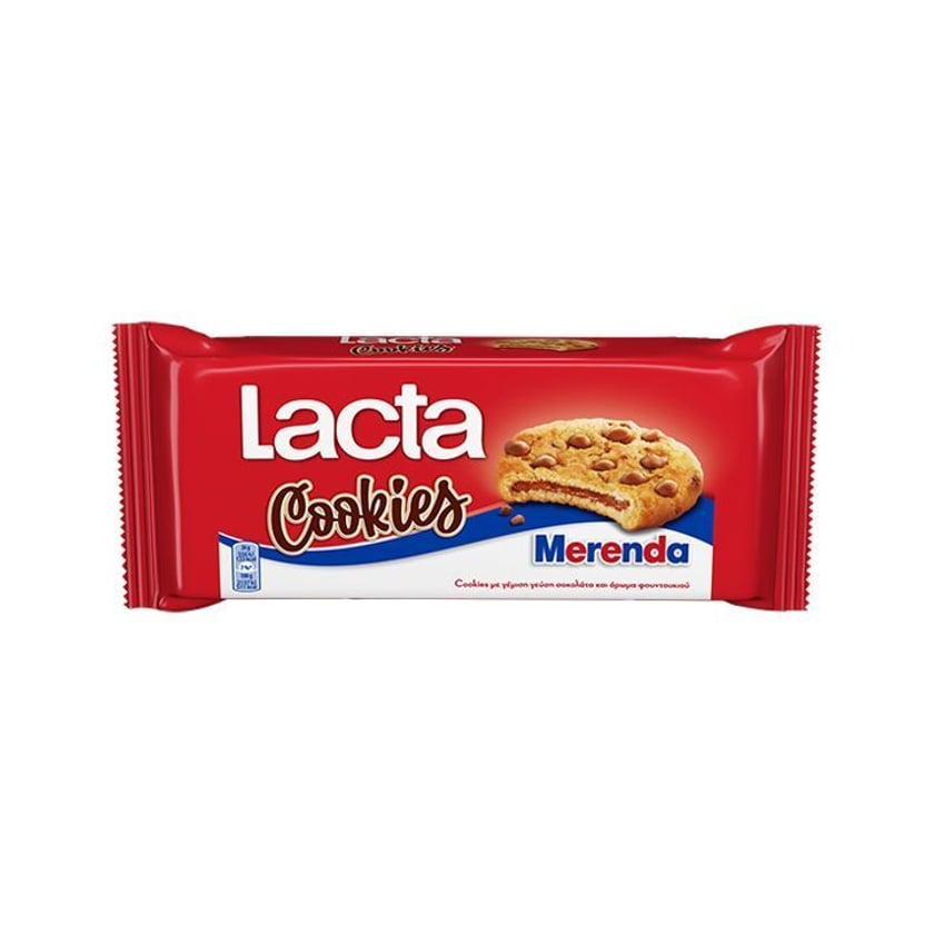 Lacta Μπισκότα Cookies με Merenda 156g