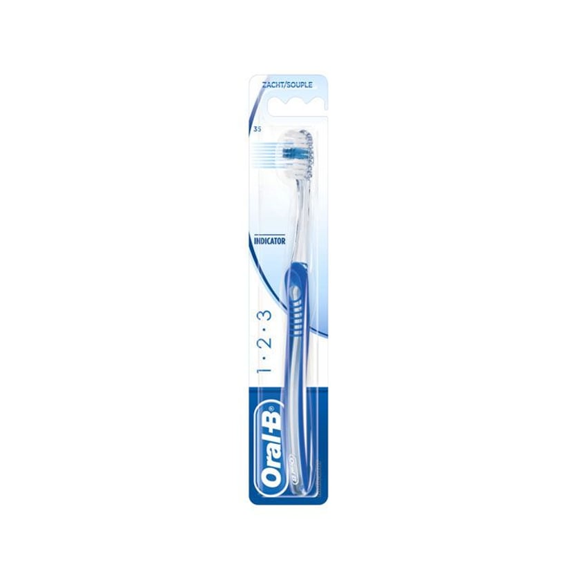 Oral-B Οδοντόβουρτσα Indicator 1-2-3 35 Μέτρια 1τεμ