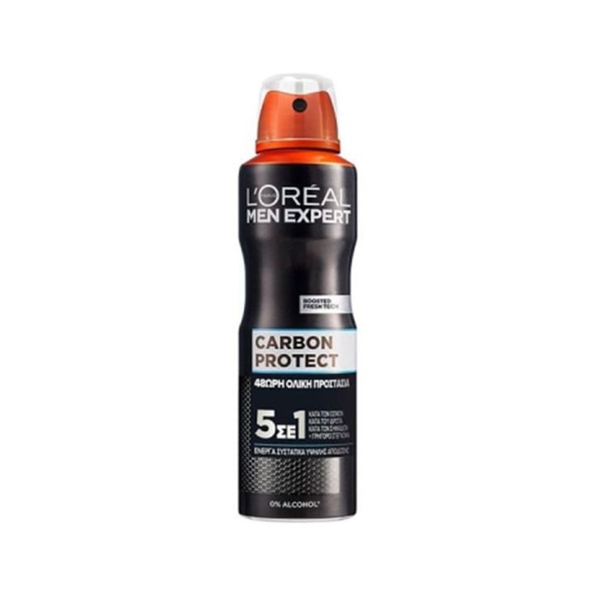L`Oreal Men Expert Αποσμητικό Spray Carbon Protect 4in1 150ml