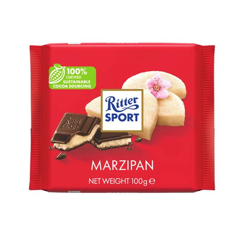 Ritter Sport Σοκολάτα Υγείας Marzipan 100g
