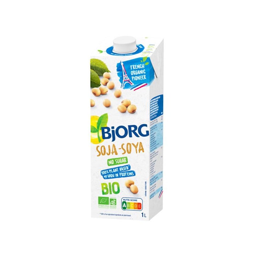 Bjorg Ρόφημα Σόγιας Φυσικό Χωρίς Ζάχαρη Bio 1l