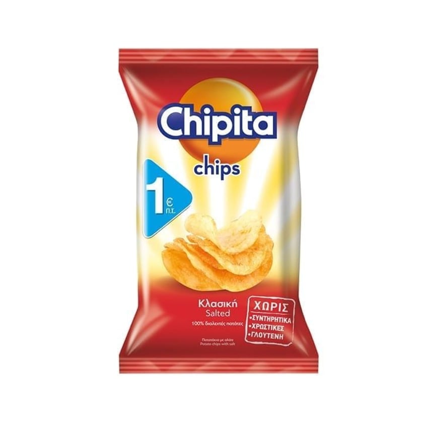 Chipita Πατατάκια Αλάτι 80g