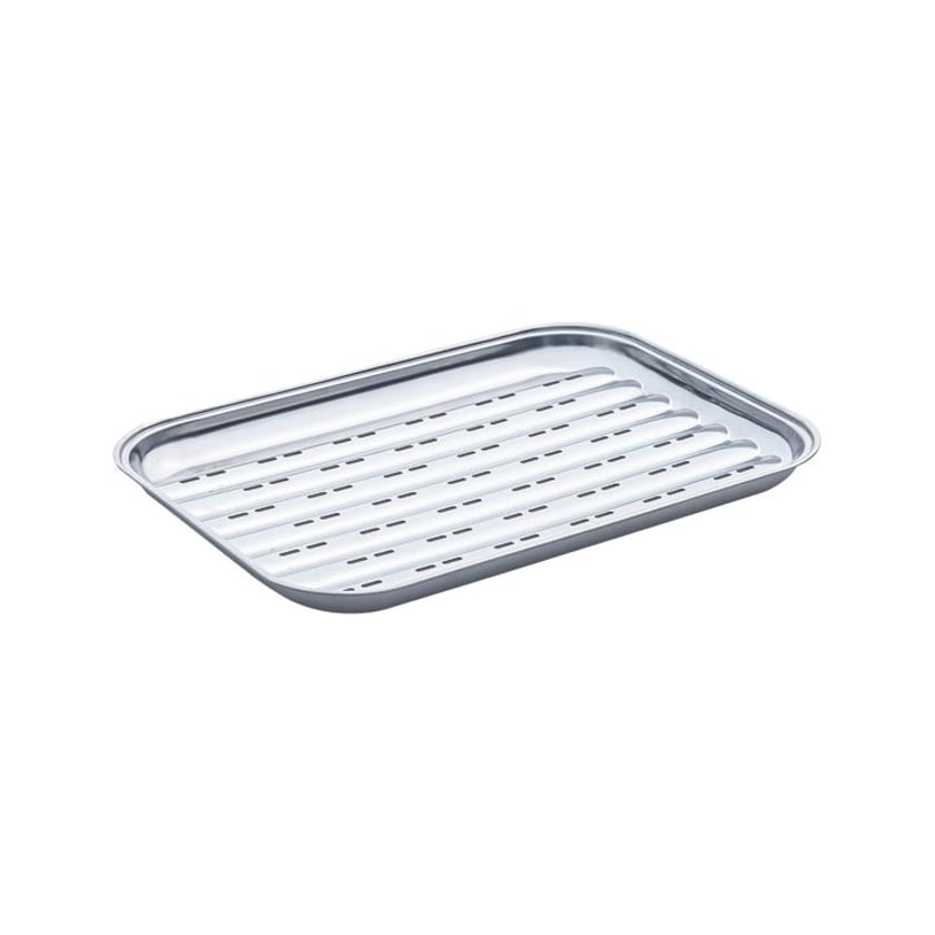 Estia BBQ Stainless Steel Perforated Baking Tray 1.2mm 34x24.5cm