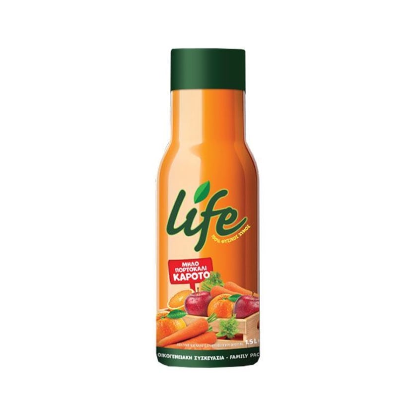 Life Fresh Juice Orange, Apple & Carrot 1.5l