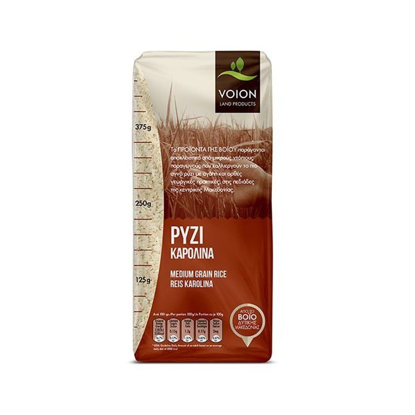 Voion Ρύζ Καρολίνα Ελληνικό 500g