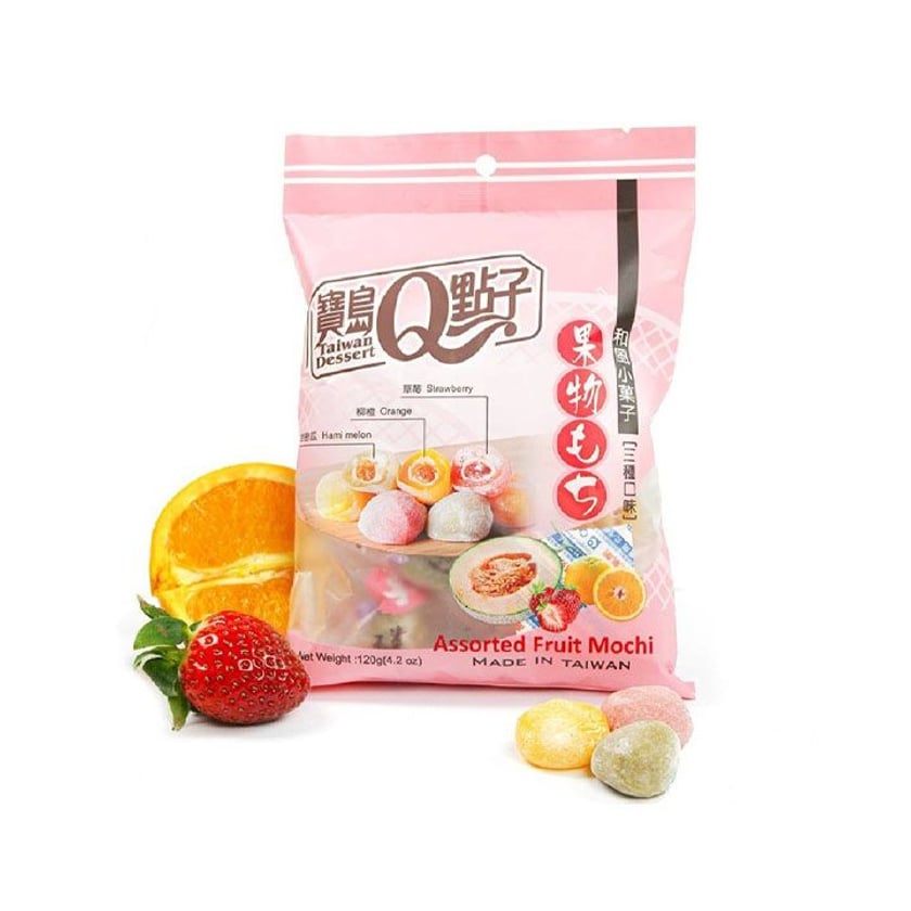 Taiwan Dessert Mochi Fruits 120g