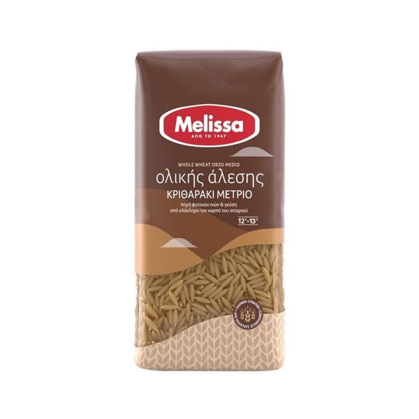 Melissa Κριθαράκι Ολικής Άλεσης 500g