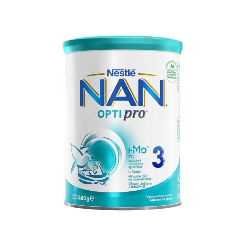 Nestle Nan Optipro 3 Ρόφημα Γάλακτος Ηλικίας 1+ Ετών σε Σκόνη 400g