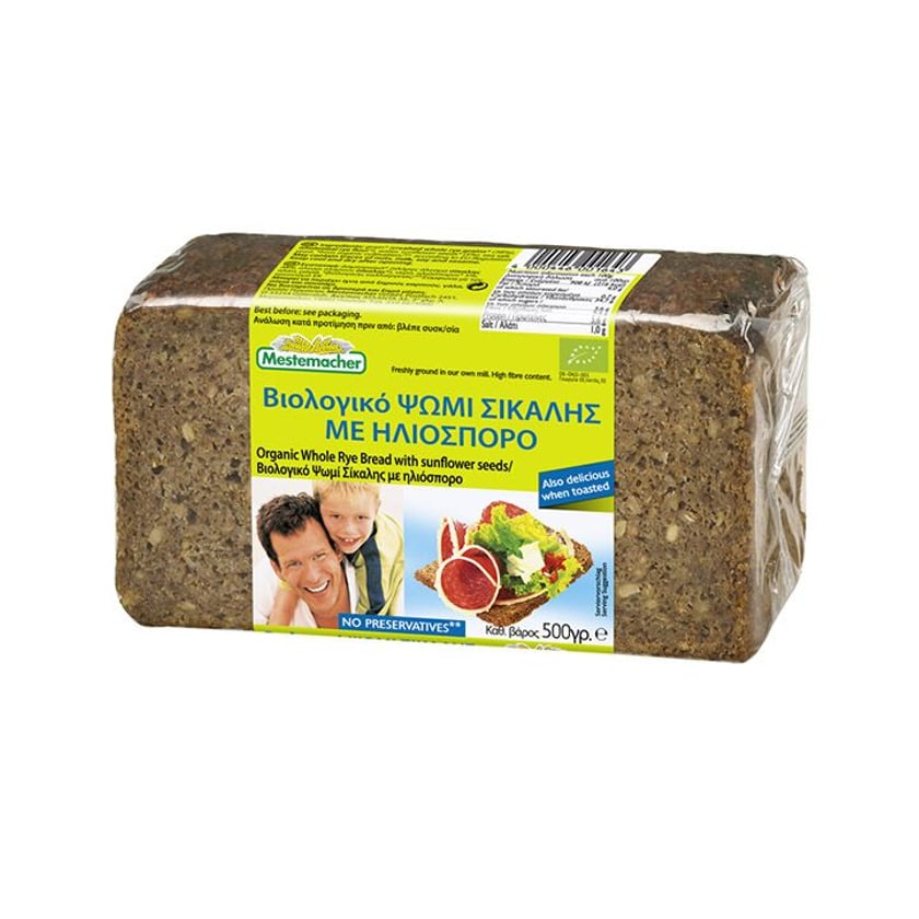 Mestemacher Ψωμί Με Ηλιόσπορο Bio 500g