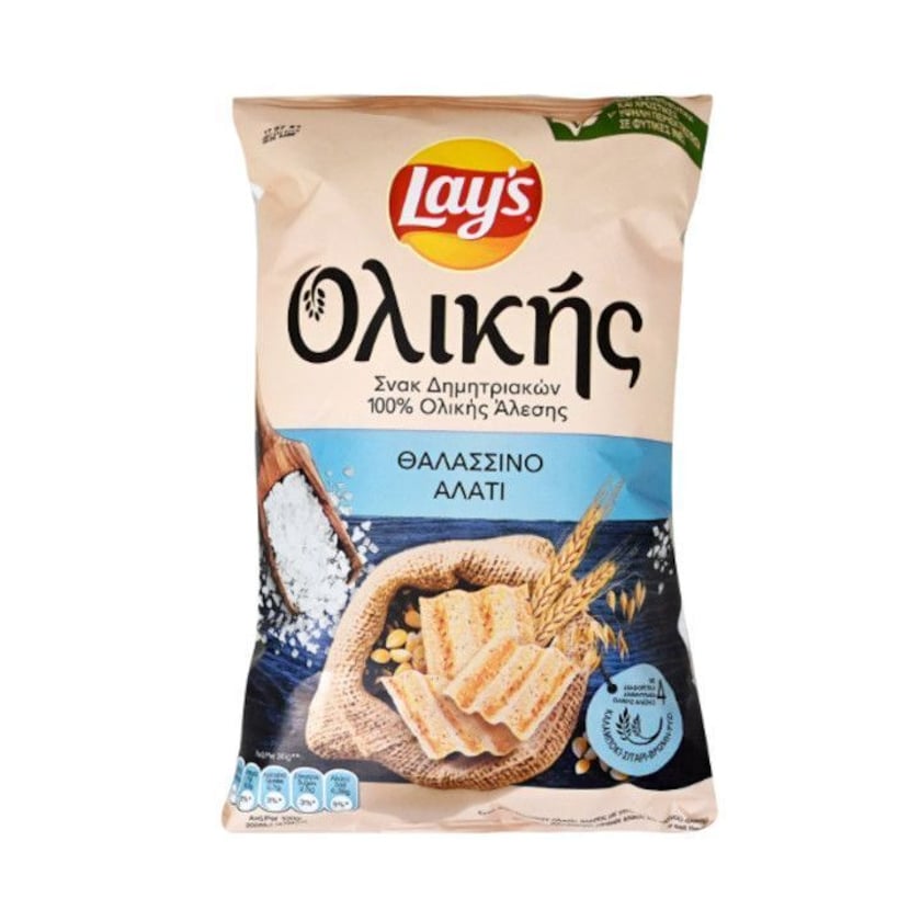 Lay`s Πατατάκια Ολικής Άλεσης Θαλασσινό Αλάτι 95g