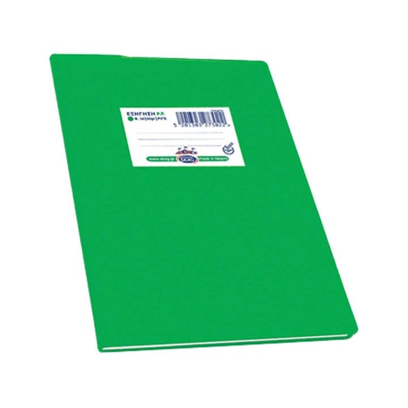 Skag Διεθνές Τετράδιο Εξήγηση Πράσινο 17x25cm 50 Φύλλα