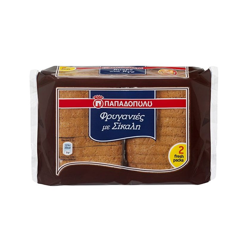 Παπαδοπούλου Φρυγανιές Σίκαλης 160g