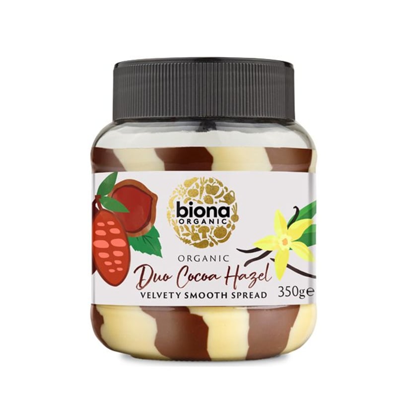 Biona Duo Επάλειμμα Σοκολάτας Γάλακτος με Φουντούκι Bio 350g