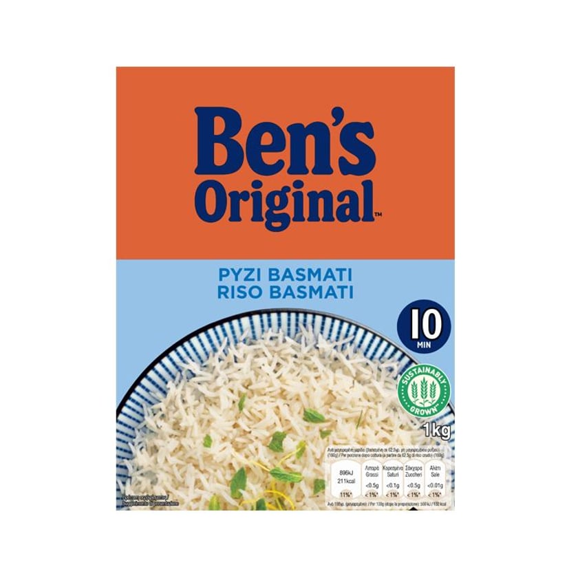Uncle Ben's Ρύζι Basmati σε 10' 1kg