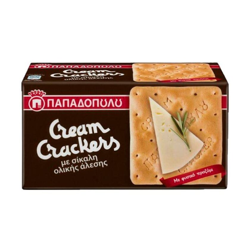 Παπαδοπούλου Cream Cracker με Σίκαλη 175g