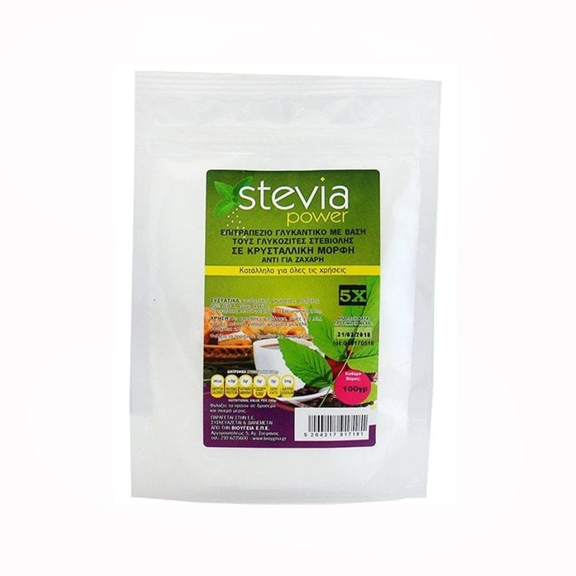 Stevia Power Stevia Κρυσταλλική 100g