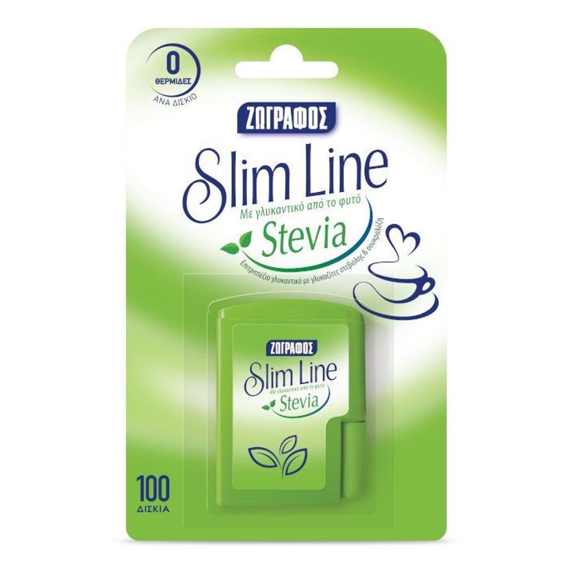 Slim Line Γλυκαντικό με Stevia 100 Δισκία
