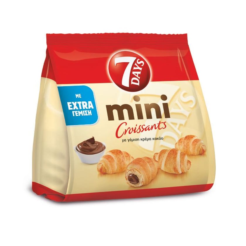 7Days Mini Croissants με Γέμιση Κρέμα Κακάο 300g