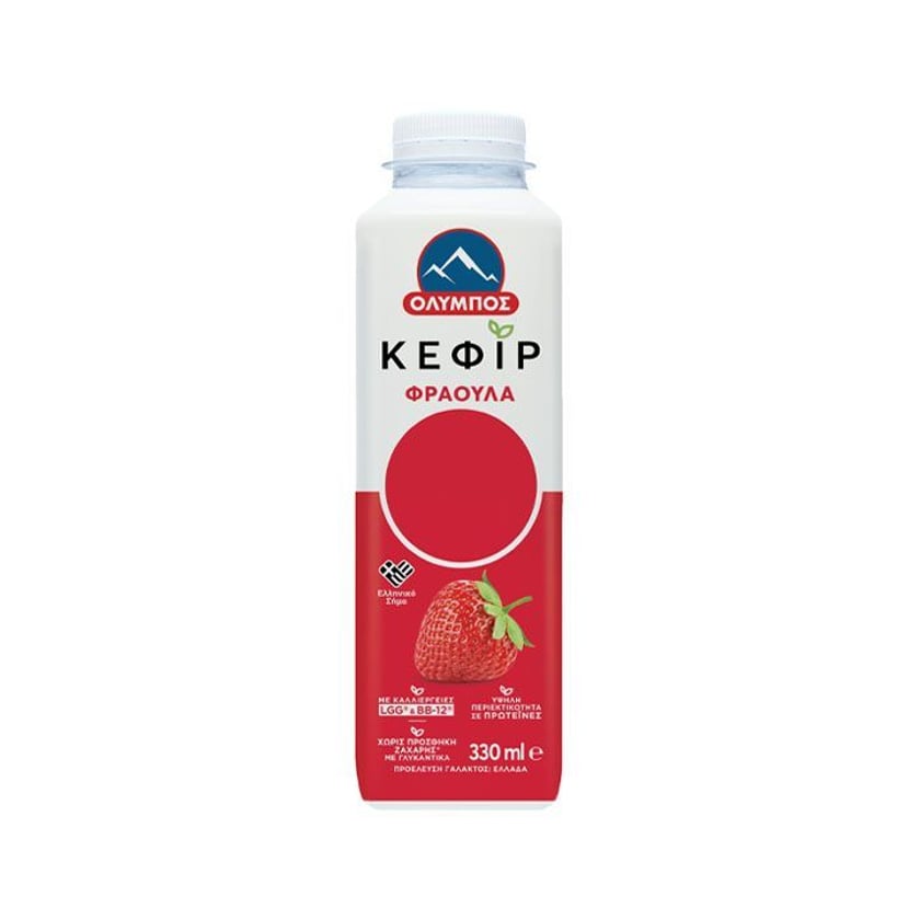Όλυμπος Κεφίρ Φράουλα 330ml