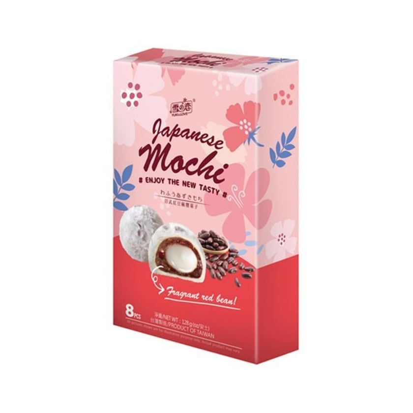 Yuki & Love Mochi Ιαπωνικό Γλυκό Γεύση Κόκκινο Φασόλι 128g