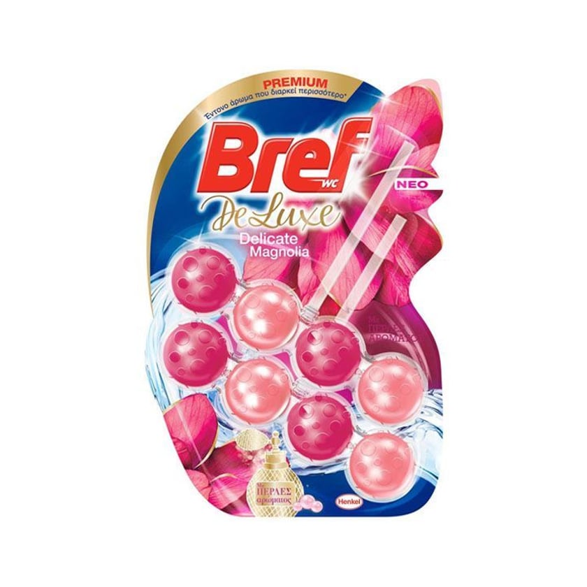 Bref Καθαριστικό Τουαλέτας Deluxe Delicate Magnolia 2x50g