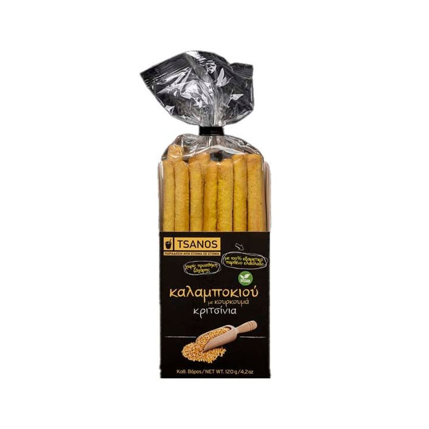 Tsanos Κριτσίνια Καλαμποκιού 120g