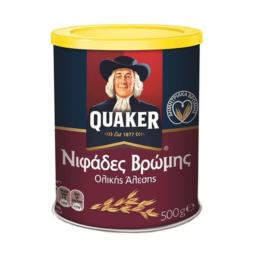 Quaker Νιφάδες Βρώμης σε Κουτί 500g