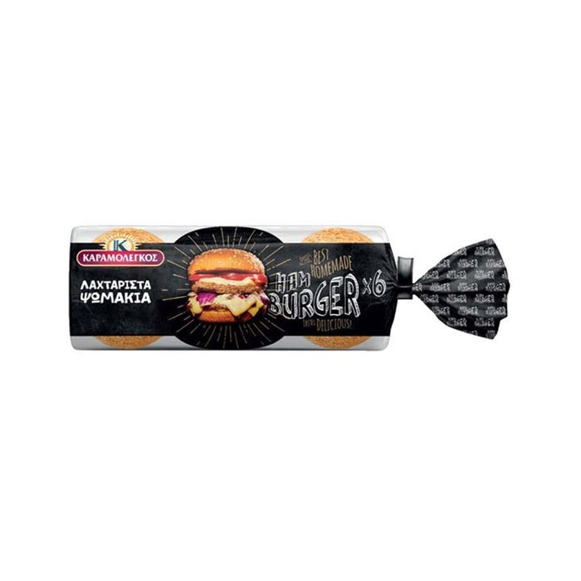 Καραμολέγκος Ψωμάκια Burger 6τεμ 480g