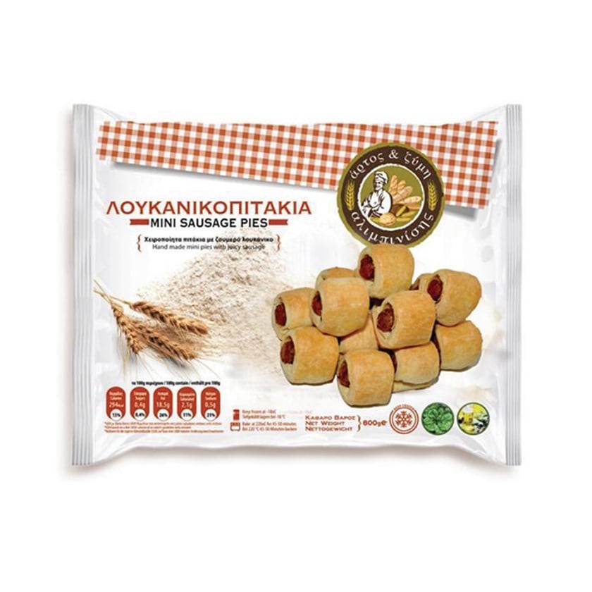 Αλιμπινίσης Λουκανικοπιτάκια 600g