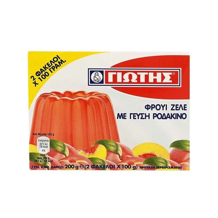 Γιώτης Φρουί Ζελέ Ροδάκινο 2x100g