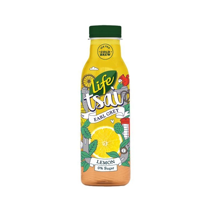 Life Tsai Earl Grey Ice Tea Λεμόνι 500ml