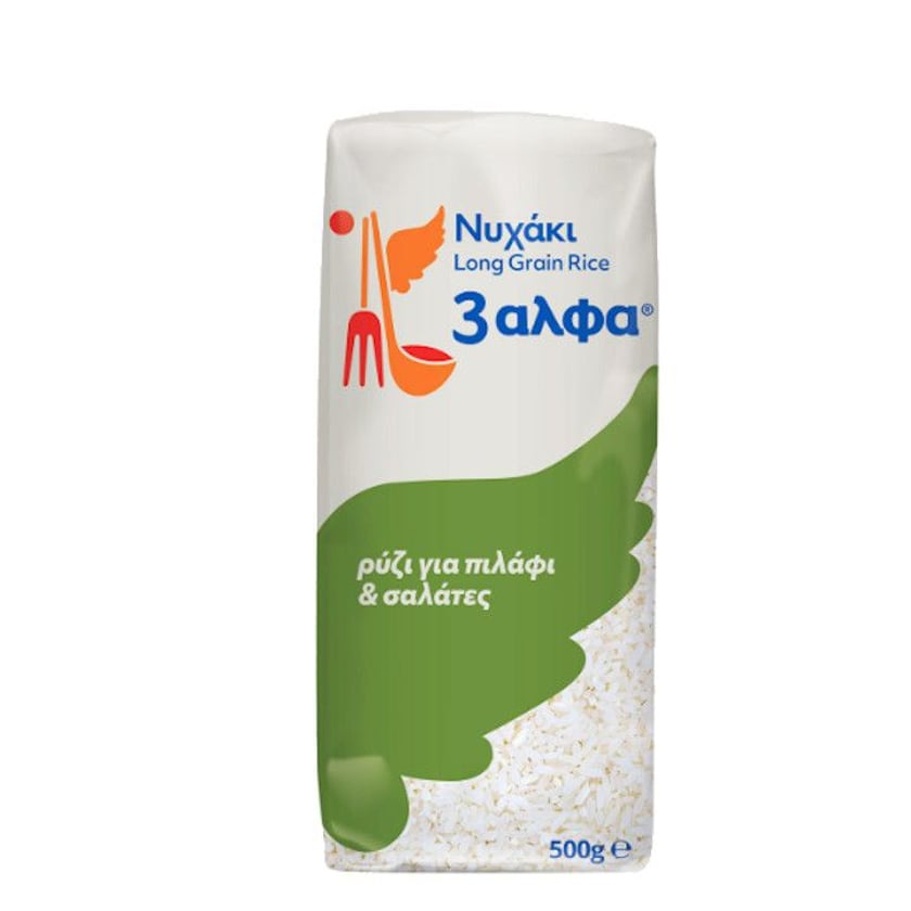 3 Άλφα Ρύζι Νυχάκι 500g