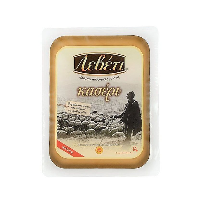 Leveti Sliced Kaseri Cheese P.D.O. 175g