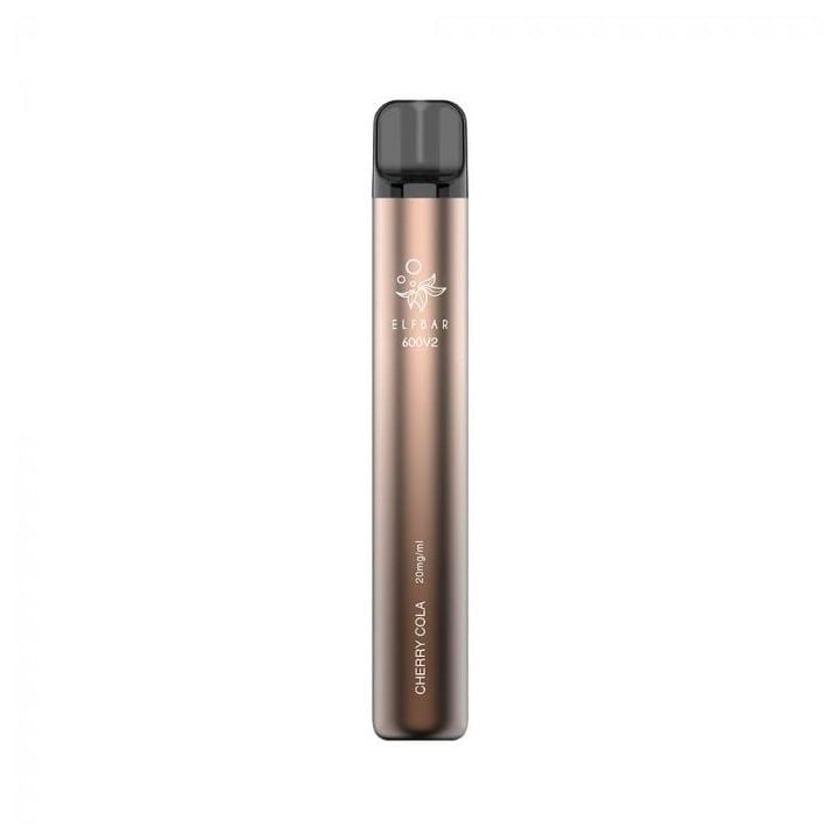 Elf Bar 600V2 Ηλεκτρονικό Τσιγάρο μιας Χρήσης Cherry Cola 20mg 2ml 600 Puffs