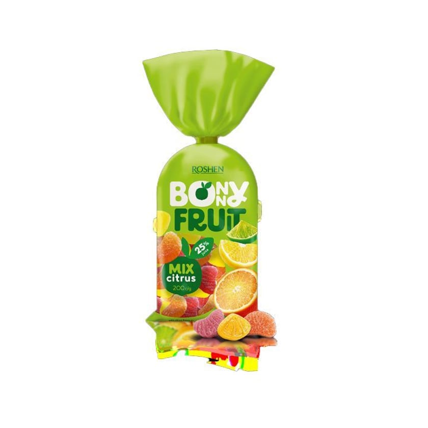 Roshen Bonny Fruit Ζελεδάκια Mix Citrus 200g